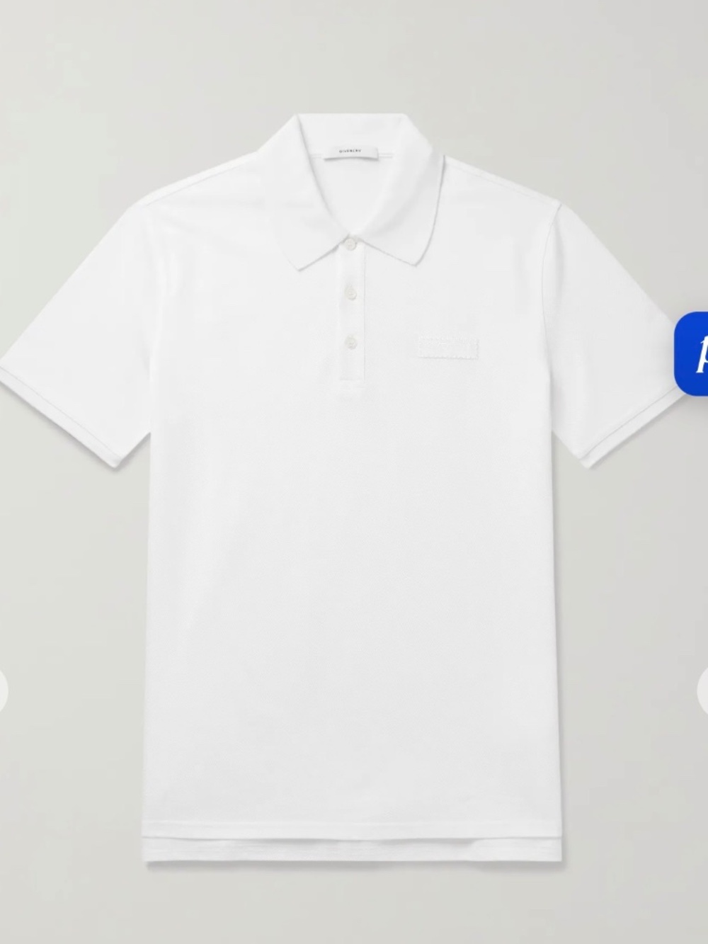 Men's White Givenchy Polo NWT
